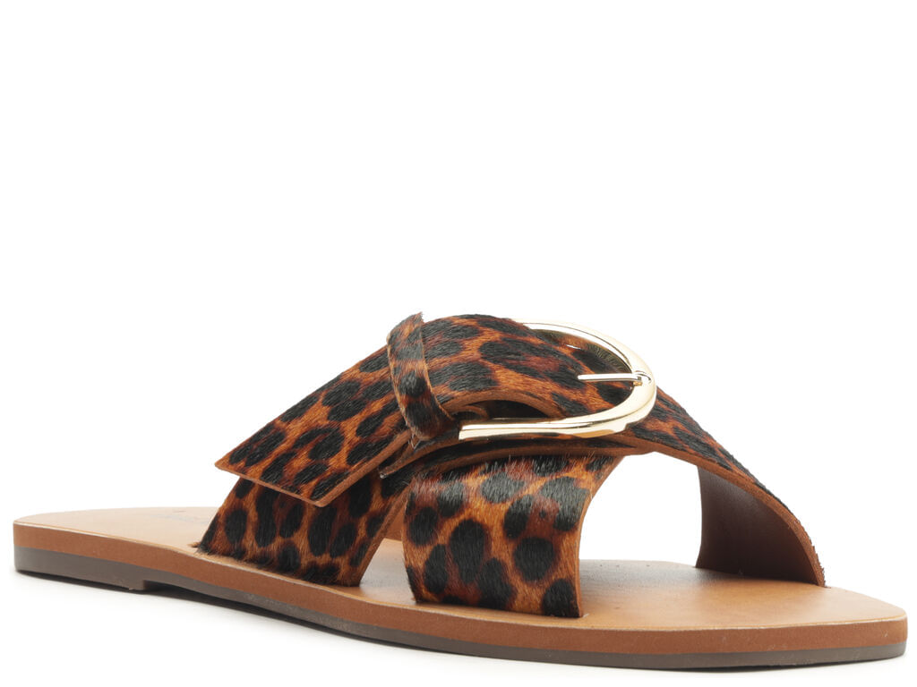 sanalia anacapri rasteira tiras cruzadas fivela couro animal print-2