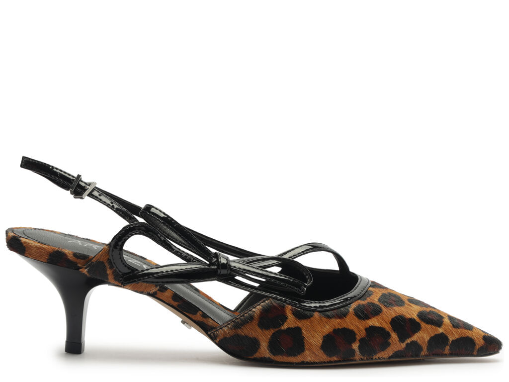 scarpin arezzo animal print salto fino slingback laco-1