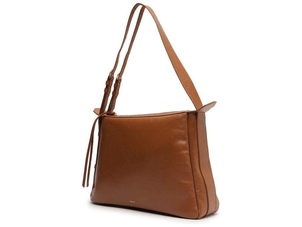 bolsa arezzo hobo marrom couro grande alca regulavel-2