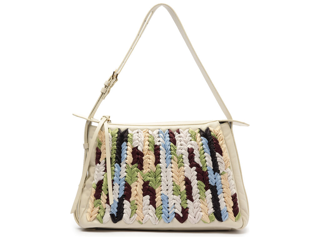 bolsa arezzo hobo branca couro grande alca tramado-1