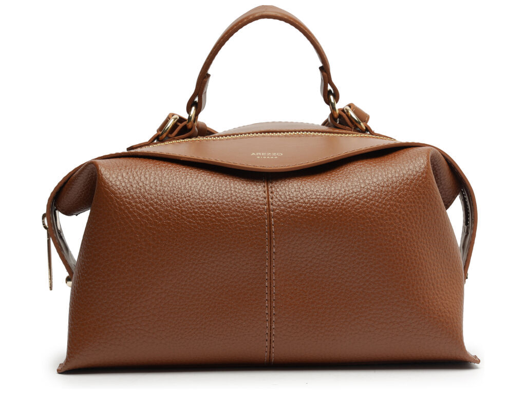 bolsa arezzo bowling marrom media mix texturas-1