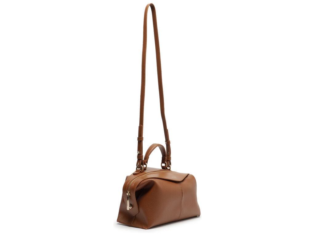 bolsa arezzo bowling marrom media mix texturas-2