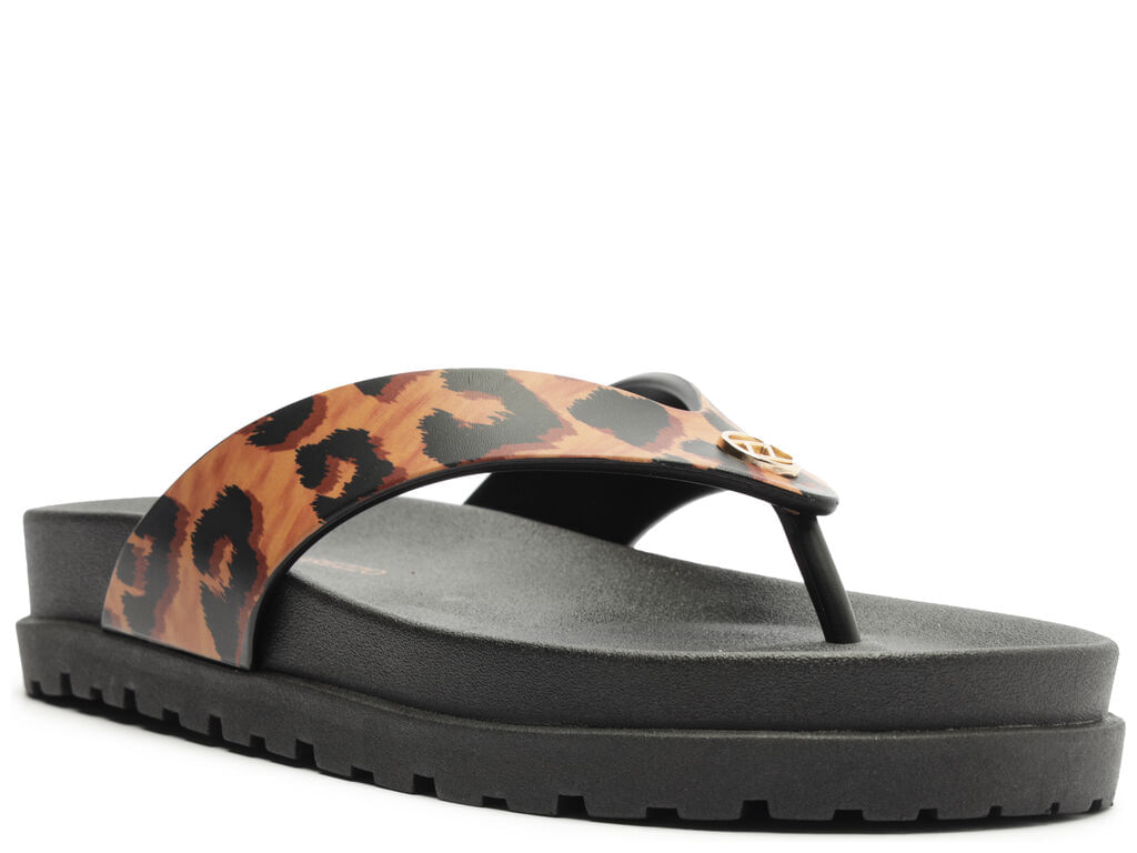 sandalia brizza rasteira animal print tiras brizza flow-2
