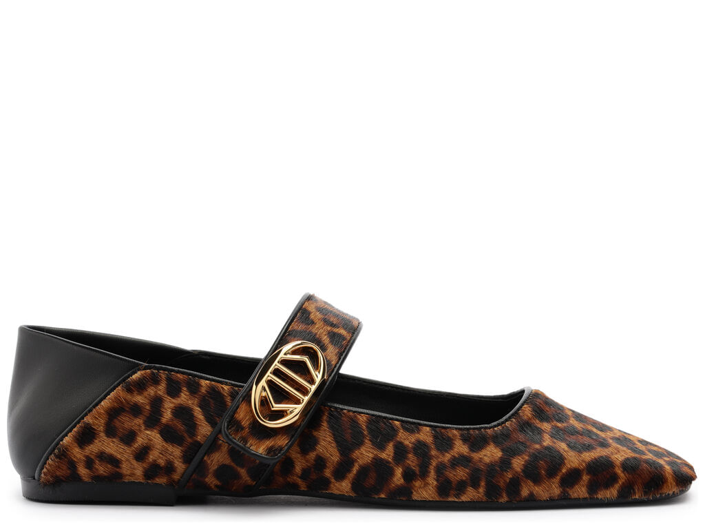 sapatilha arezzo boneca animal print bico quadrado-1