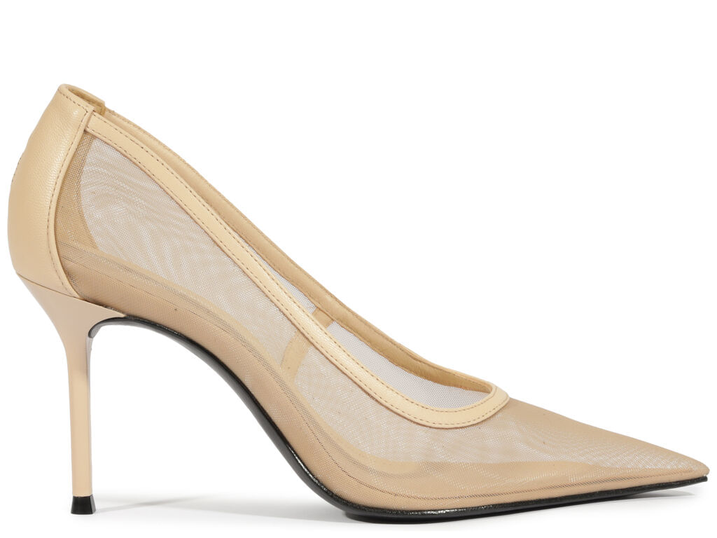 Imagem da variante: Scarpin Schutz Tela Beach Nude Transparente TELA BEACH/ - TANINO II - 34