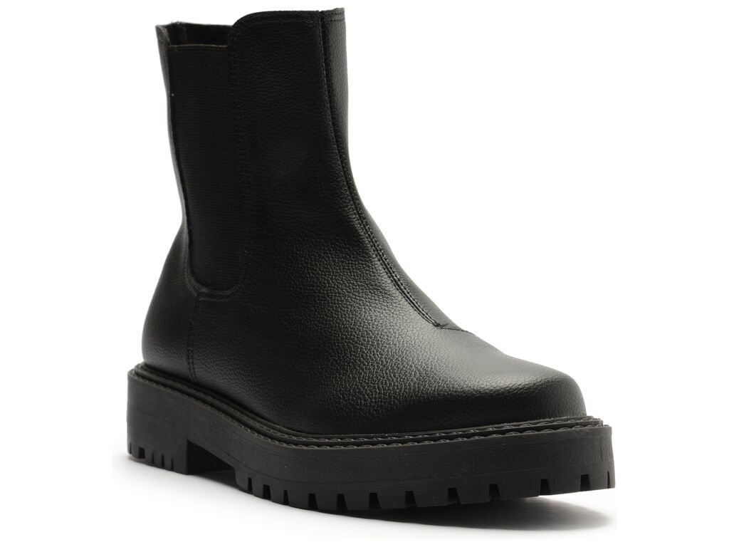 bota arezzo preta cano medio tratorada elastico chelsea-2