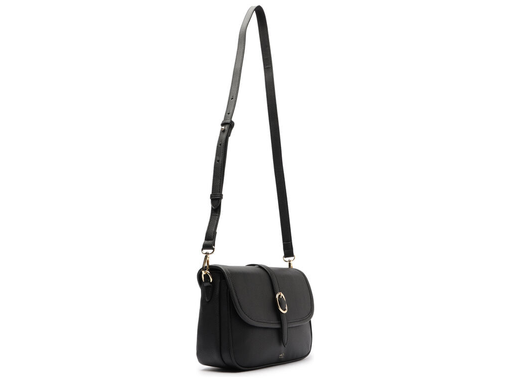 bolsa arezzo crossbody preta media eco-2