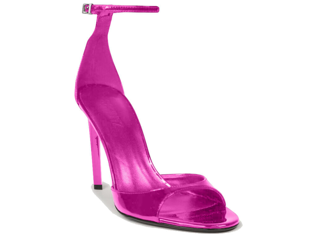 sandalia schutz scarlett couro fucsia verniz salto alto 22124-2