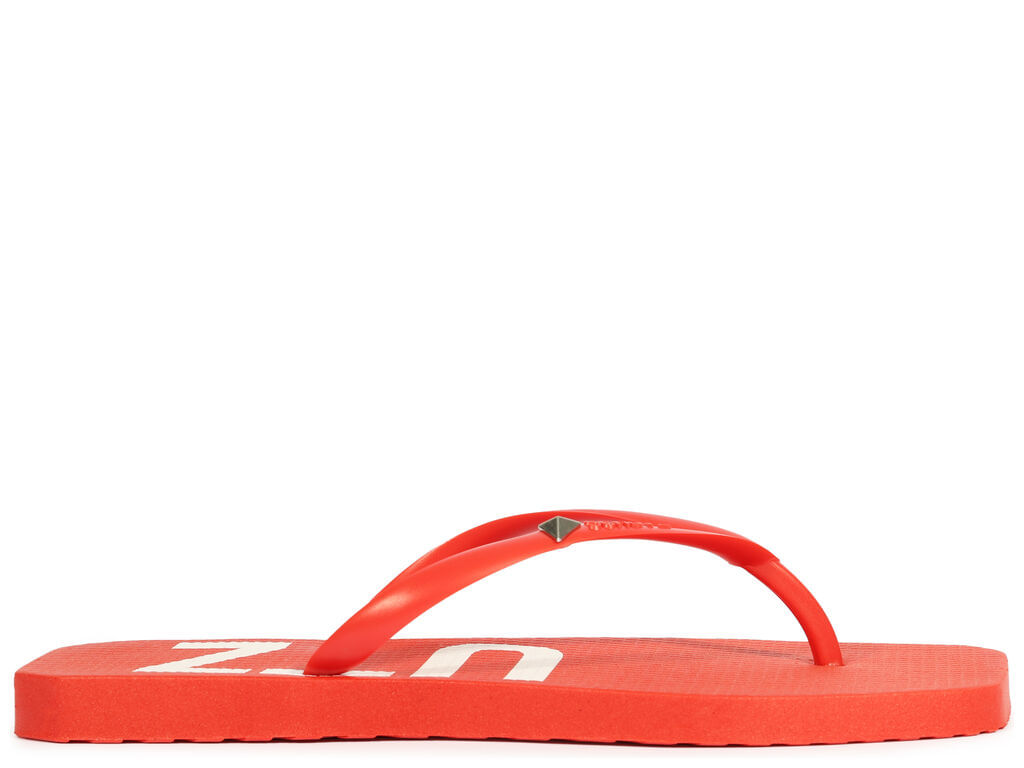 chinelo de dedo schutz vermelho jellys frente quadrada cabedal injetado-1