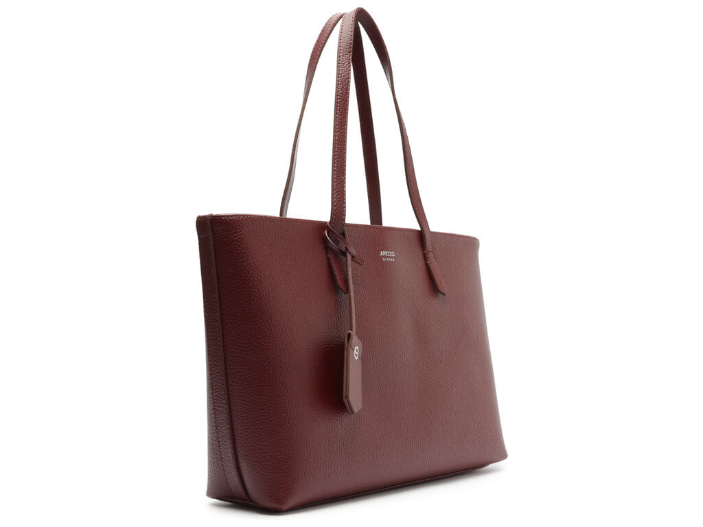 bolsa arezzo shopping vinho manu grande-2