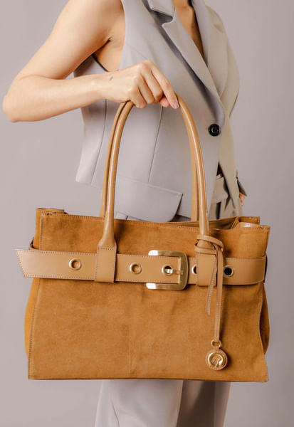 bolsa vicenza tote lien grande caramelo camurca-2