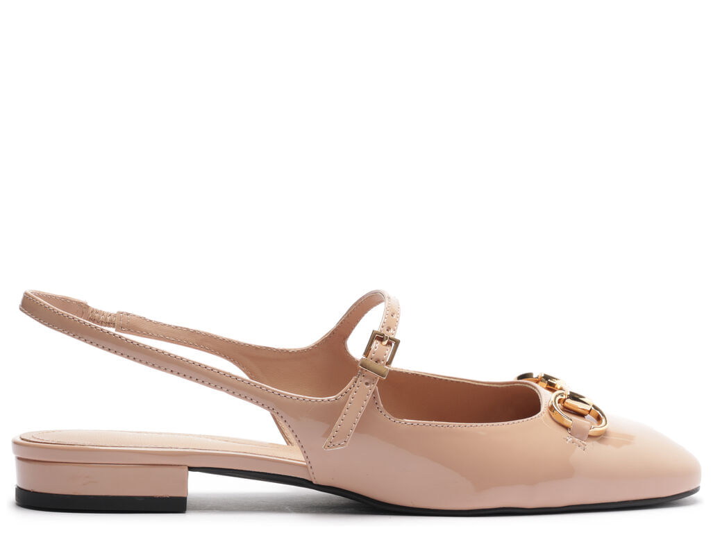 sapatilha arezzo slingback verniz nude metal-1