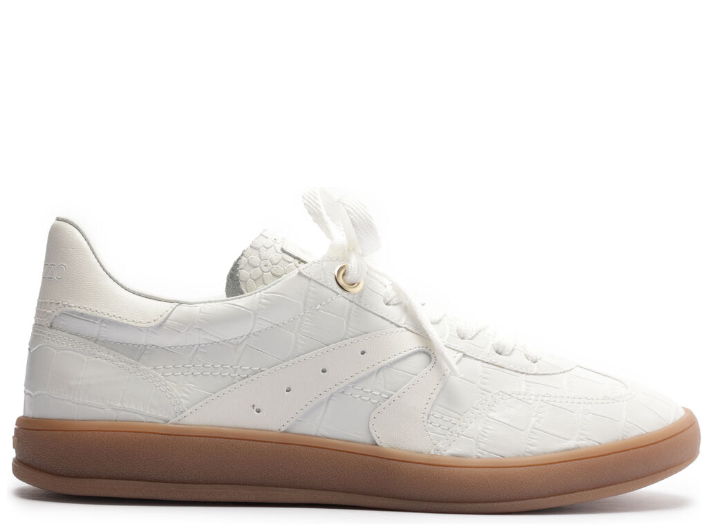 Imagem da variante: Tênis Arezzo Branco Croco Amarração ECO NEW WES - BRANCO - 35