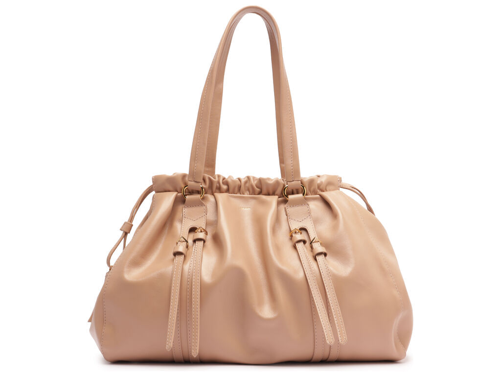 bolsa arezzo tote couro bege grande cretha-1