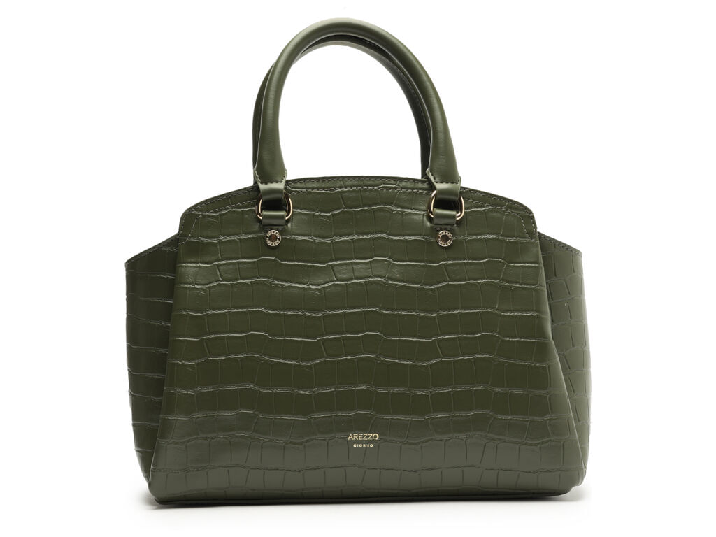 Imagem da variante: Bolsa Arezzo Tote Verde Croco Média Textura ECO CROCO/E - CAMO GREEN - UN
