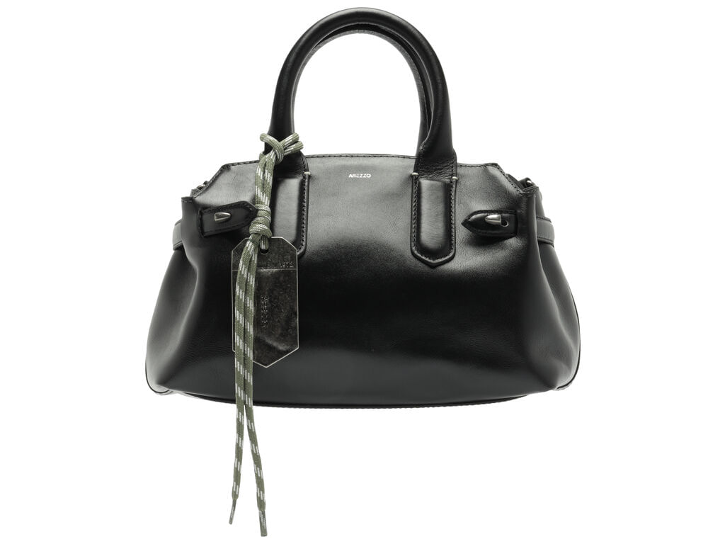 Imagem da variante: Bolsa Arezzo Tote Preta Média Couro Splotch Lea SPLOTCH LEA - PRETO - UN