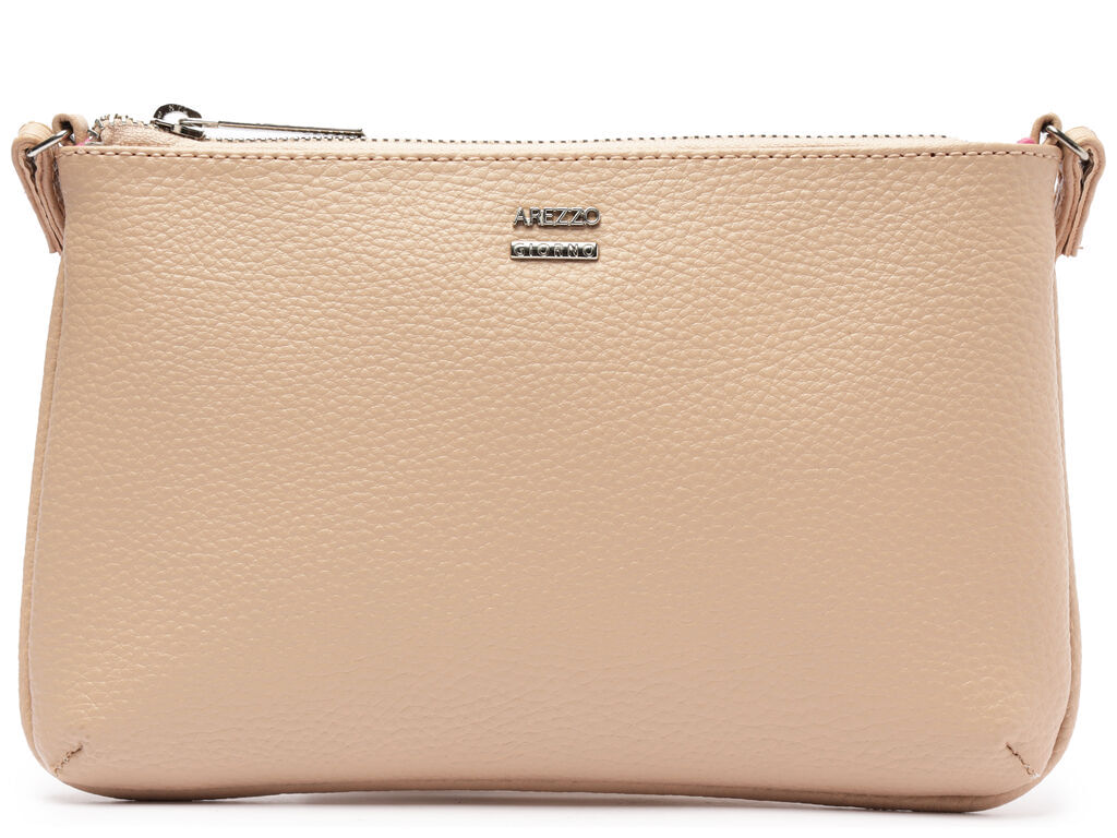 Imagem da variante: Bolsa Arezzo Tiracolo Bege Morgana Pequena ECO BIG FLO - LIGHT IVORY - UN