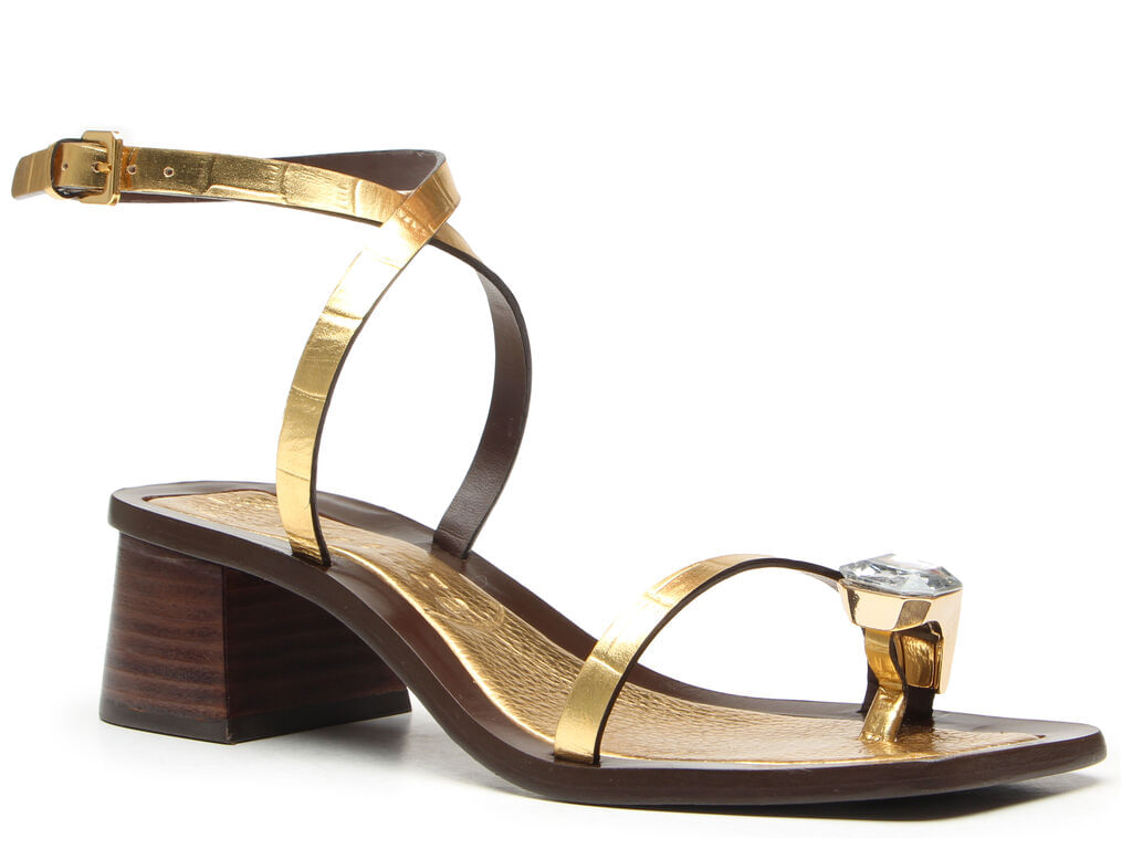 sandalia vicenza croco dourada cristal-1