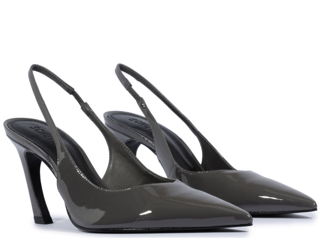 mule schutz slingback cinza verniz salto medio-2