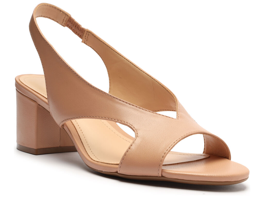 sandalia arezzo nude salto bloco slingback-2