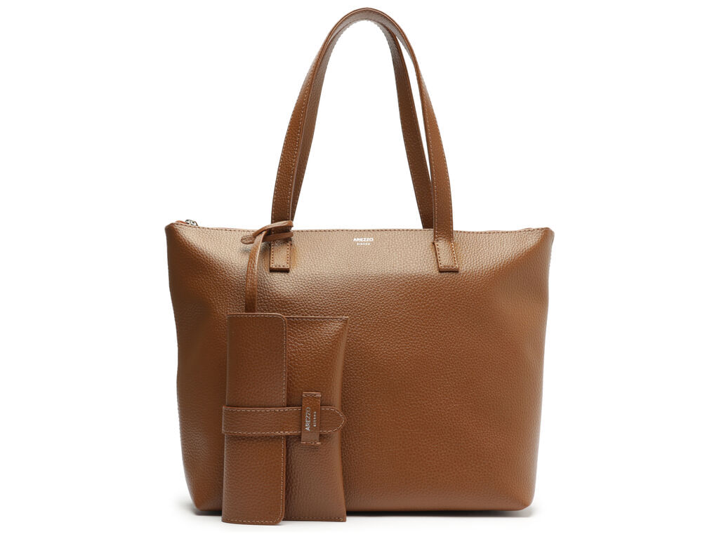bolsa arezzo shopping caramelo mercato grande-1
