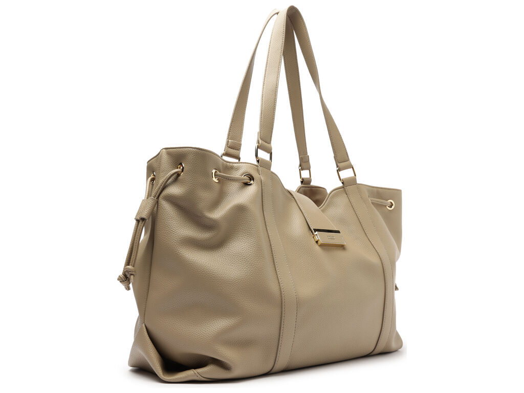 bolsa arezzo shopping pewter grande ilhoses-2