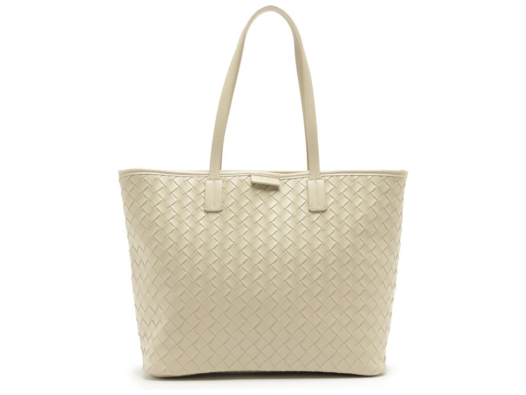 bolsa arezzo tote off-white grande trancado-1