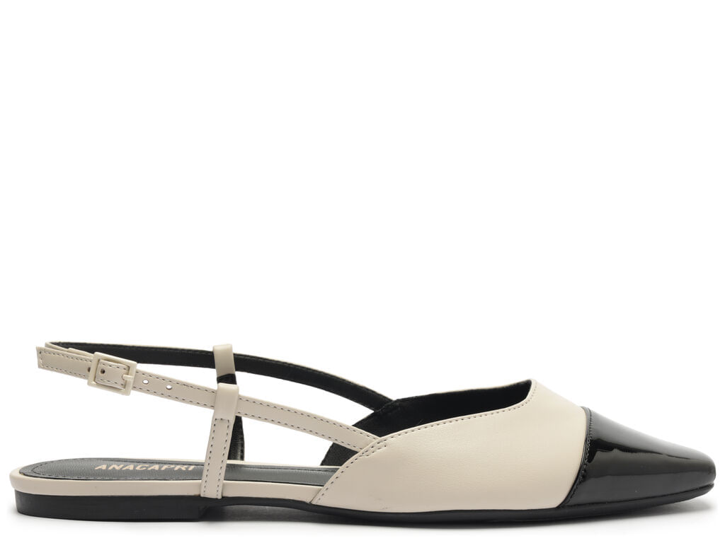 sapatilha anacapri slingback ponta preta verniz branca-1