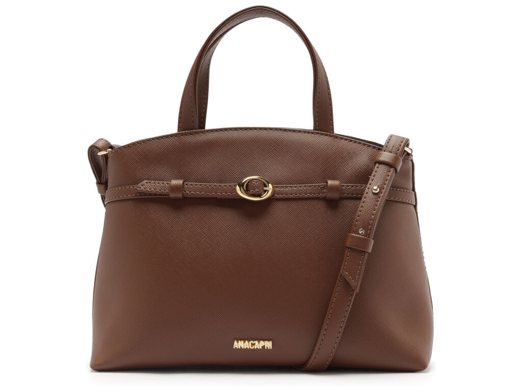 bolsa anacapri tote media saffiano marrom-1