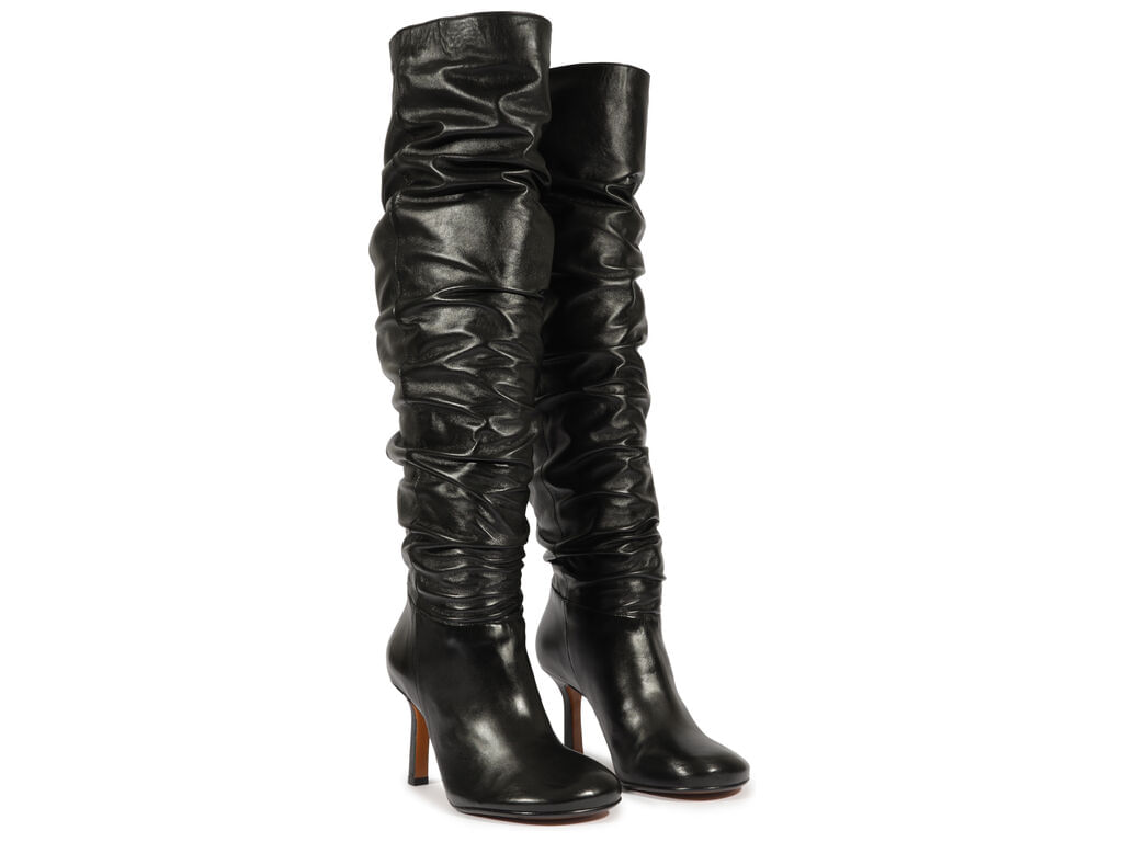 bota schutz brigitte couro preto cano longo-2