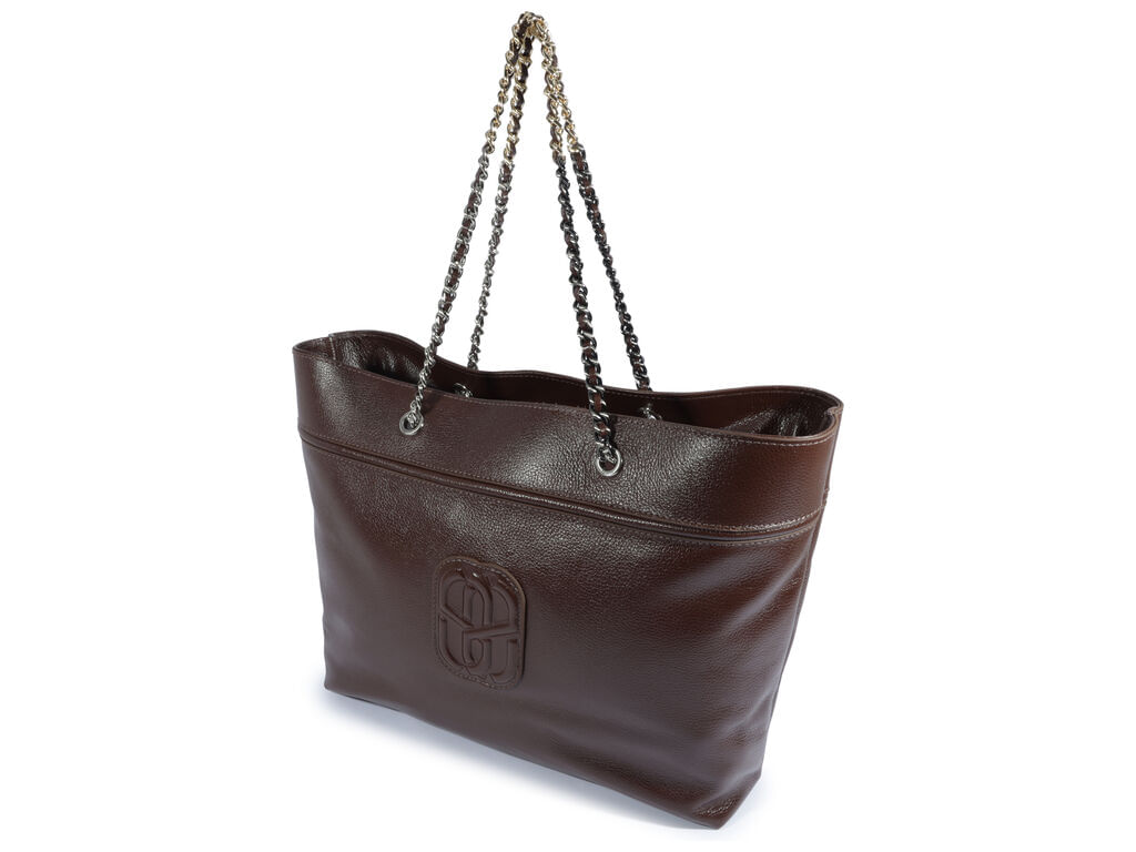 bolsa schutz shopping belle couro marrom grande-2