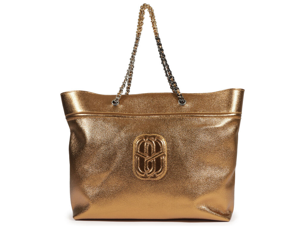 bolsa schutz shopping belle couro bronze grande-1