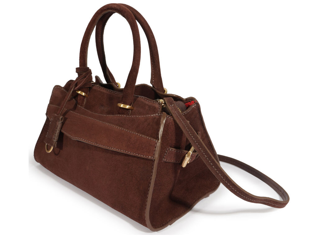 bolsa schutz tote media suede caramelo-2