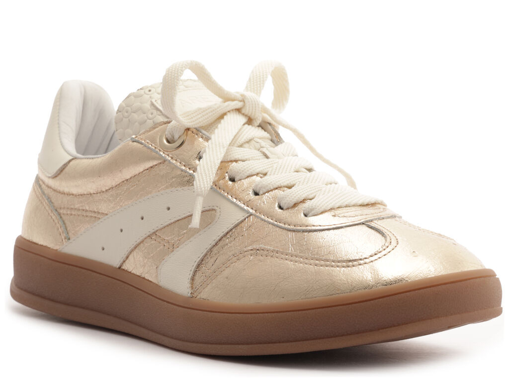 tenis arezzo dourado couro amarracao arz72-2