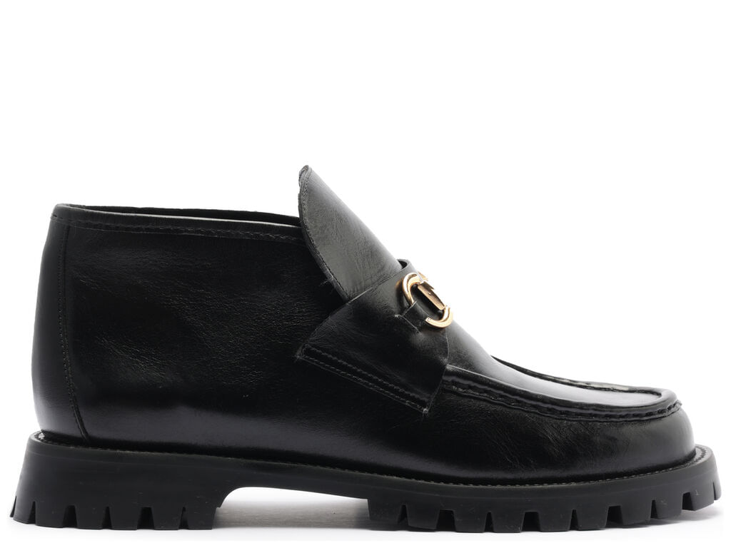 mocassim arezzo preto couro tratorado bridao siena-1