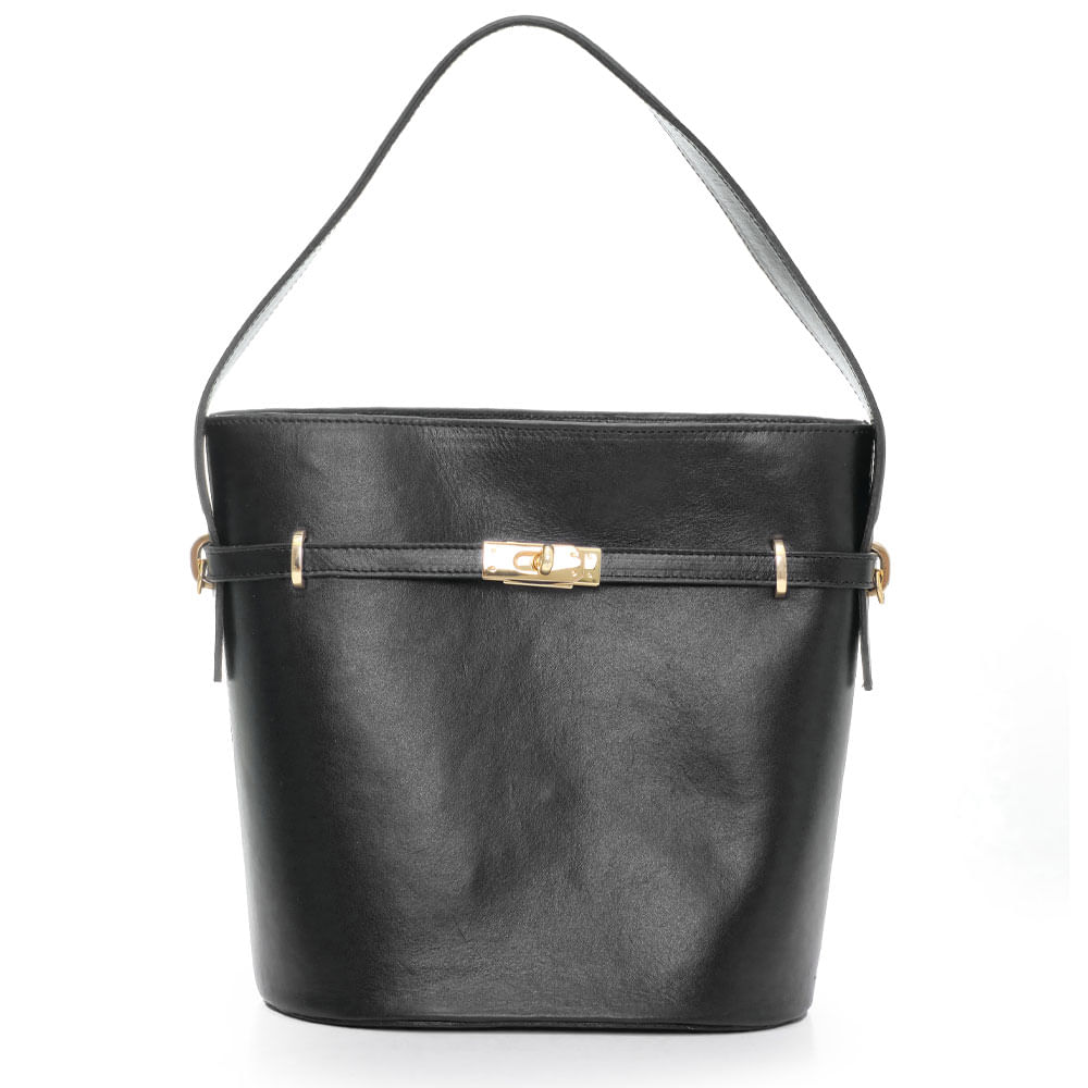 bolsa carmem dalessandro tote floater ouro preto 1953-1