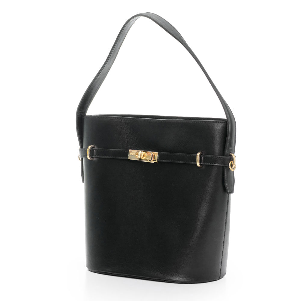 bolsa carmem dalessandro tote floater ouro preto 1953-2