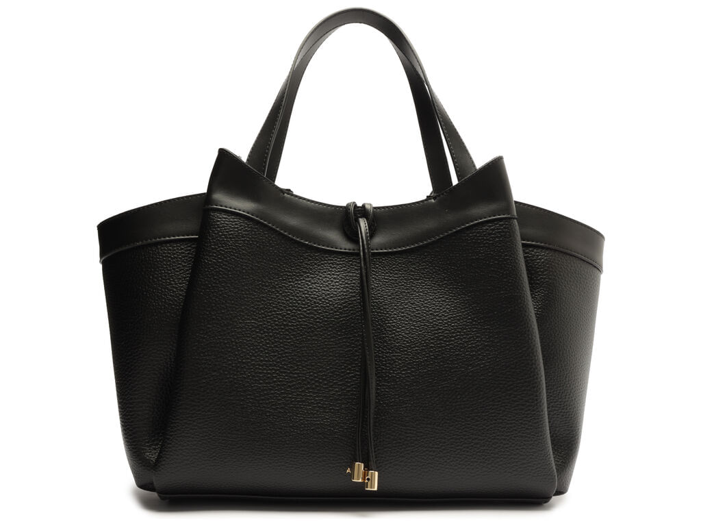 Imagem da variante: Bolsa Arezzo Tote Preta Grande Bag Charm ECO BIG FLO - PRETO - UN