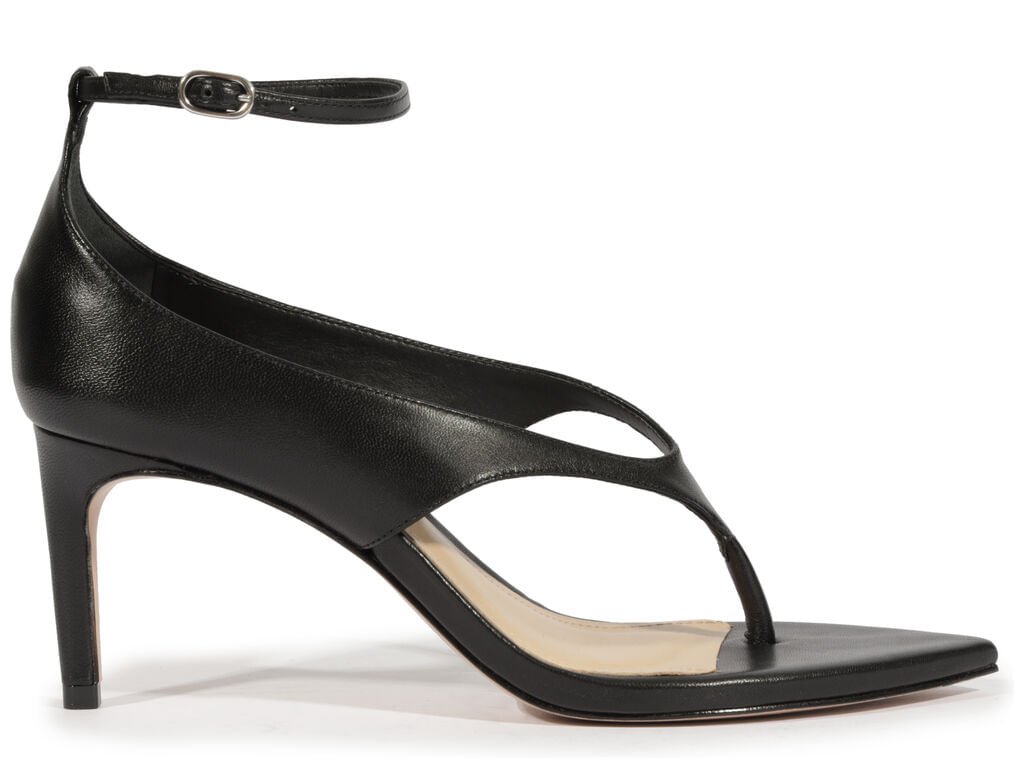 sandalia schutz thong couro preto-1