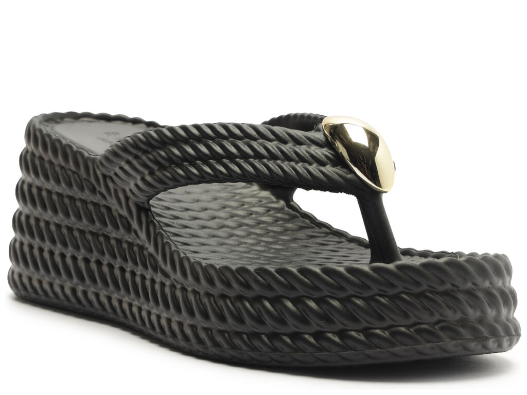 tamanco brizza plataforma preto detalhe dourado-2