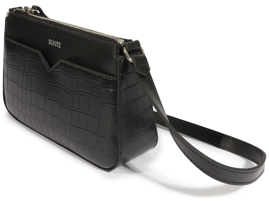 bolsa schutz tiracolo croco preto pequena-2