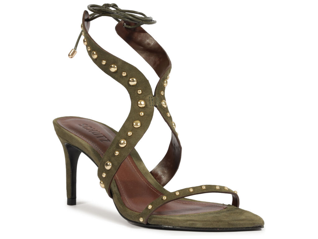 sandalia schutz camurca verde tachas bico folha-2