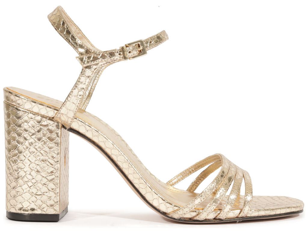 sandalia schutz couro snake dourado metalizado-1