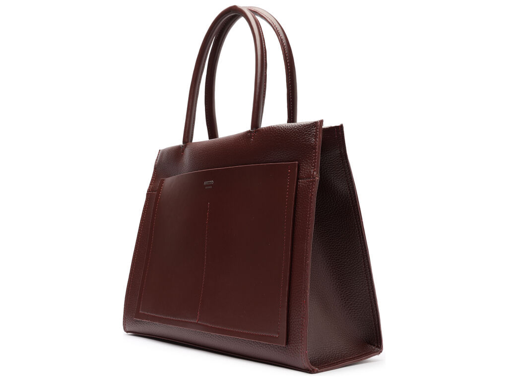 bolsa arezzo shopping vinho grande bolso recorte-2