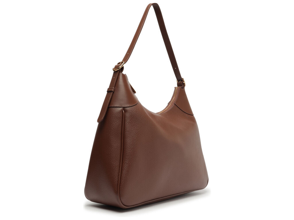 bolsa arezzo hobo marrom grande texturizada-2