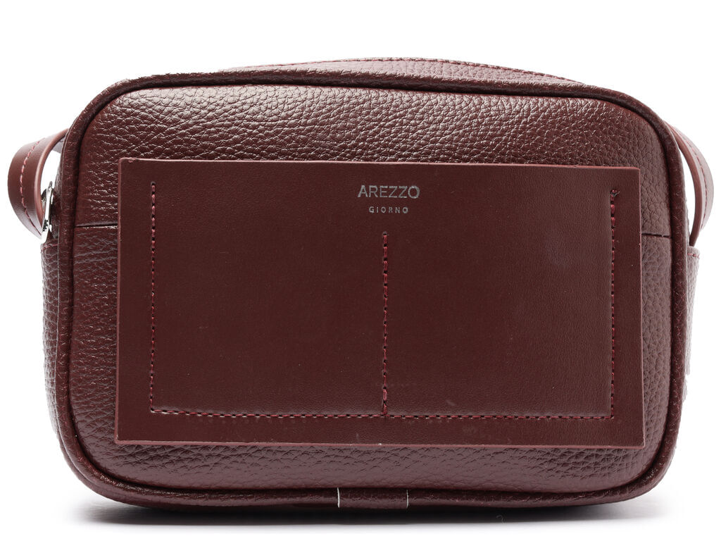 bolsa arezzo tiracolo vinho pequena bolso costuras-1