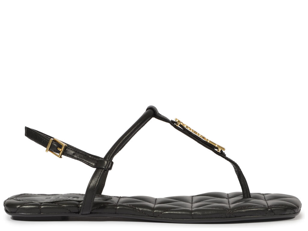 Imagem da variante: Sandália Schutz Rasteira Soft Gloss Preta SOFT GLOSS - BLACK - 34
