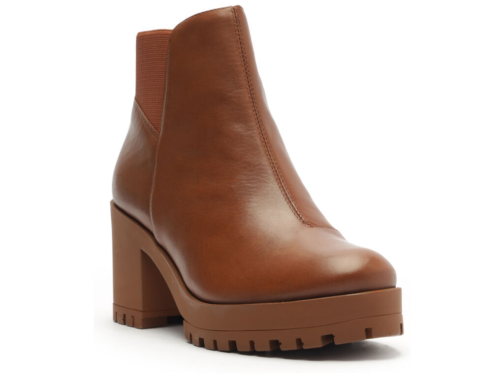bota arezzo caramelo couro cano curto sola tratorada-2