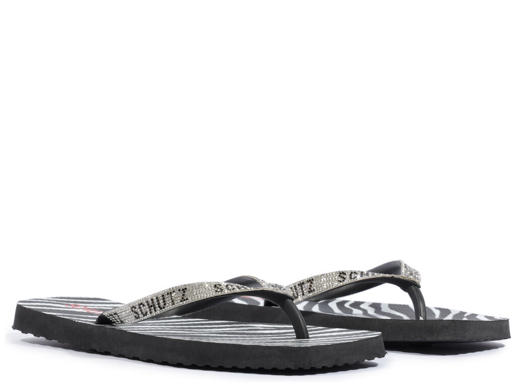 chinelo schutz zebra brilho injetada-2