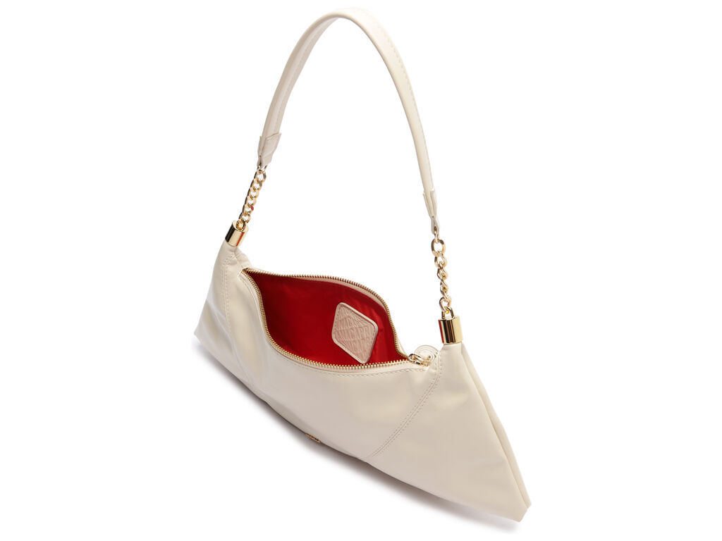 bolsa anacapri tiracolo grande off-white com corrente e tassel-2